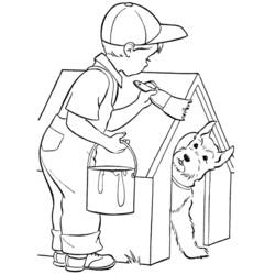 Coloring page: Dog kennel (Buildings and Architecture) #62372 - Free Printable Coloring Pages