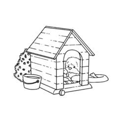 Coloring page: Dog kennel (Buildings and Architecture) #62462 - Free Printable Coloring Pages
