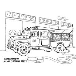 Coloring page: Fire Station (Buildings and Architecture) #68485 - Free Printable Coloring Pages