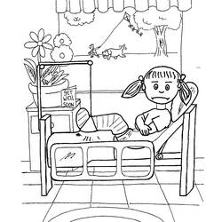 Coloring page: Hospital (Buildings and Architecture) #61853 - Free Printable Coloring Pages