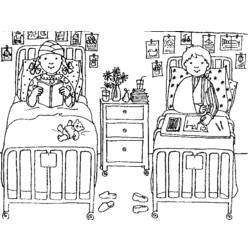 Coloring page: Hospital (Buildings and Architecture) #61870 - Free Printable Coloring Pages