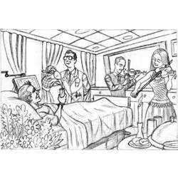Coloring page: Hospital (Buildings and Architecture) #61900 - Free Printable Coloring Pages