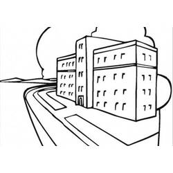 Coloring page: Hospital (Buildings and Architecture) #61947 - Free Printable Coloring Pages