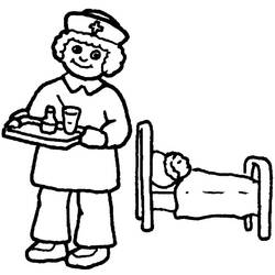 Coloring page: Hospital (Buildings and Architecture) #62014 - Free Printable Coloring Pages