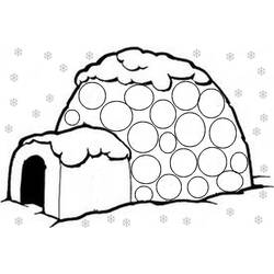 Coloring page: Igloo (Buildings and Architecture) #61637 - Free Printable Coloring Pages