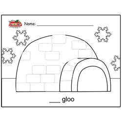 Coloring page: Igloo (Buildings and Architecture) #61644 - Free Printable Coloring Pages