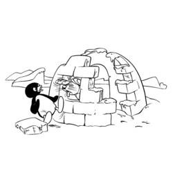 Coloring page: Igloo (Buildings and Architecture) #61655 - Free Printable Coloring Pages