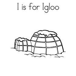 Coloring page: Igloo (Buildings and Architecture) #61718 - Free Printable Coloring Pages