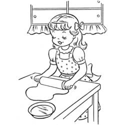 Coloring page: Kitchen room (Buildings and Architecture) #63587 - Free Printable Coloring Pages