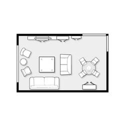 Coloring page: Living room (Buildings and Architecture) #66431 - Free Printable Coloring Pages