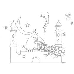 Coloring page: Mosque (Buildings and Architecture) #64515 - Free Printable Coloring Pages