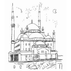 Coloring page: Mosque (Buildings and Architecture) #64531 - Free Printable Coloring Pages