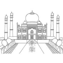Coloring page: Mosque (Buildings and Architecture) #64540 - Free Printable Coloring Pages