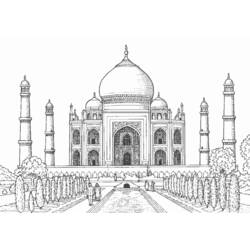 Coloring page: Mosque (Buildings and Architecture) #64557 - Free Printable Coloring Pages
