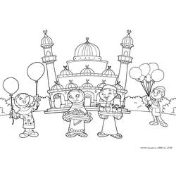 Coloring page: Mosque (Buildings and Architecture) #64573 - Free Printable Coloring Pages
