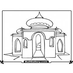 Coloring page: Mosque (Buildings and Architecture) #64607 - Free Printable Coloring Pages