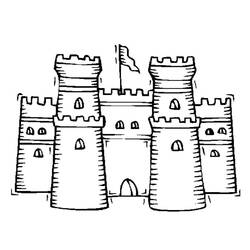 Coloring pages: Palace - Free Printable Coloring Pages