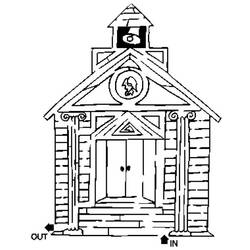 Coloring page: School (Buildings and Architecture) #66819 - Free Printable Coloring Pages