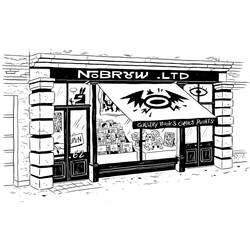 Coloring page: Shop (Buildings and Architecture) #66942 - Free Printable Coloring Pages