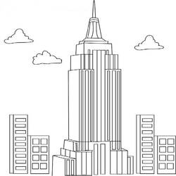 Coloring page: Skyscraper (Buildings and Architecture) #65786 - Free Printable Coloring Pages