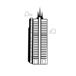 Coloring page: Skyscraper (Buildings and Architecture) #65836 - Free Printable Coloring Pages