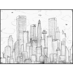 Coloring page: Skyscraper (Buildings and Architecture) #65959 - Free Printable Coloring Pages