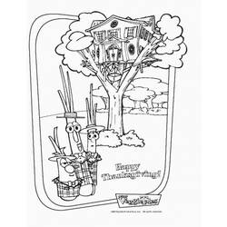 Coloring page: Tree House (Buildings and Architecture) #66035 - Free Printable Coloring Pages