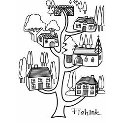 Coloring page: Tree House (Buildings and Architecture) #66071 - Free Printable Coloring Pages