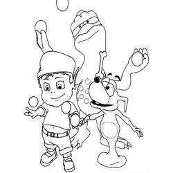 Coloring pages: Adiboo - Free Printable Coloring Pages