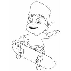 Coloring page: Adiboo (Cartoons) #23593 - Free Printable Coloring Pages