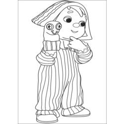 Coloring page: Andy Pandy (Cartoons) #26713 - Free Printable Coloring Pages
