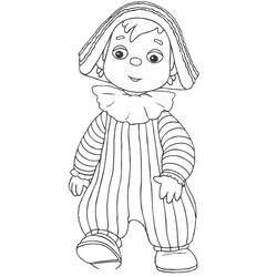 Coloring page: Andy Pandy (Cartoons) #26834 - Free Printable Coloring Pages
