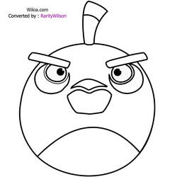 Coloring page: Angry Birds (Cartoons) #25026 - Free Printable Coloring Pages