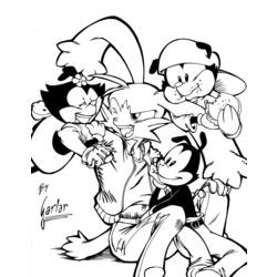 Coloring page: Animaniacs (Cartoons) #48302 - Free Printable Coloring Pages