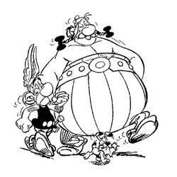 Coloring page: Asterix and Obelix (Cartoons) #24373 - Free Printable Coloring Pages