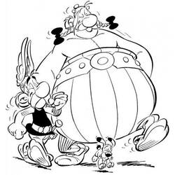 Coloring page: Asterix and Obelix (Cartoons) #24375 - Free Printable Coloring Pages