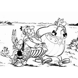 Coloring page: Asterix and Obelix (Cartoons) #24378 - Free Printable Coloring Pages