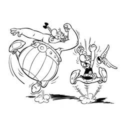 Coloring page: Asterix and Obelix (Cartoons) #24382 - Free Printable Coloring Pages