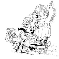 Coloring page: Asterix and Obelix (Cartoons) #24389 - Free Printable Coloring Pages