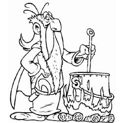 Coloring pages: Asterix and Obelix - Free Printable Coloring Pages