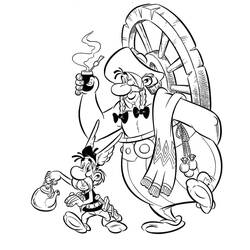 Coloring page: Asterix and Obelix (Cartoons) #24487 - Free Printable Coloring Pages