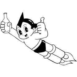 Coloring page: Astroboy (Cartoons) #45257 - Free Printable Coloring Pages