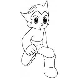 Coloring page: Astroboy (Cartoons) #45279 - Free Printable Coloring Pages