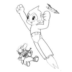 Coloring page: Astroboy (Cartoons) #45312 - Free Printable Coloring Pages