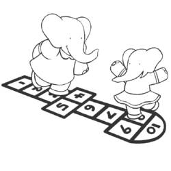 Coloring page: Babar (Cartoons) #27858 - Free Printable Coloring Pages