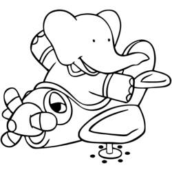 Coloring page: Babar (Cartoons) #28043 - Free Printable Coloring Pages