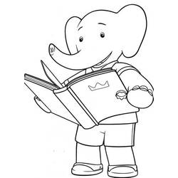 Coloring page: Babar (Cartoons) #28056 - Free Printable Coloring Pages
