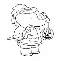 Coloring page: Babar (Cartoons) #28071 - Free Printable Coloring Pages