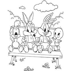 Coloring page: Baby Looney Tunes (Cartoons) #26509 - Free Printable Coloring Pages