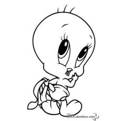 Coloring page: Baby Looney Tunes (Cartoons) #26575 - Free Printable Coloring Pages